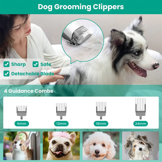 PetVera⢠5-in-1 Pet Grooming Vacuum & Kit