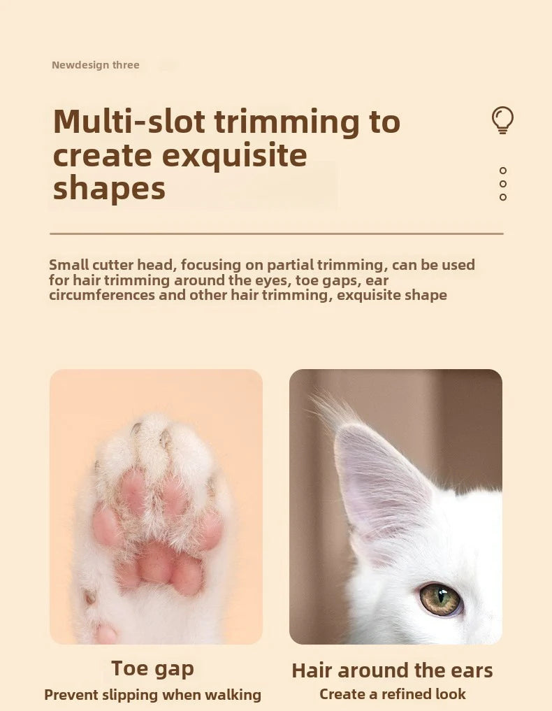 PetVera™ Waterproof LED Light Dog & Cat Foot Shaver
