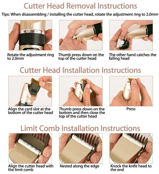 PetVera™ Low-Noise Pets Hair Trimmer