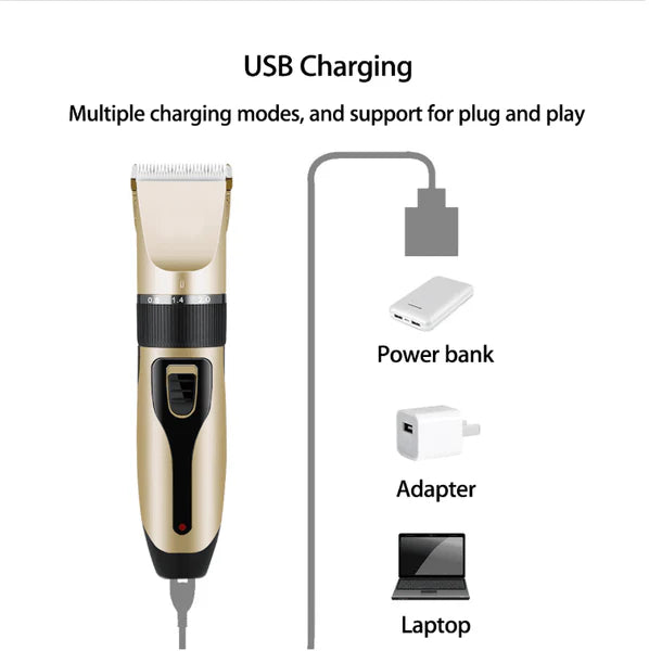 PetVera™ Low-Noise Pets Hair Trimmer